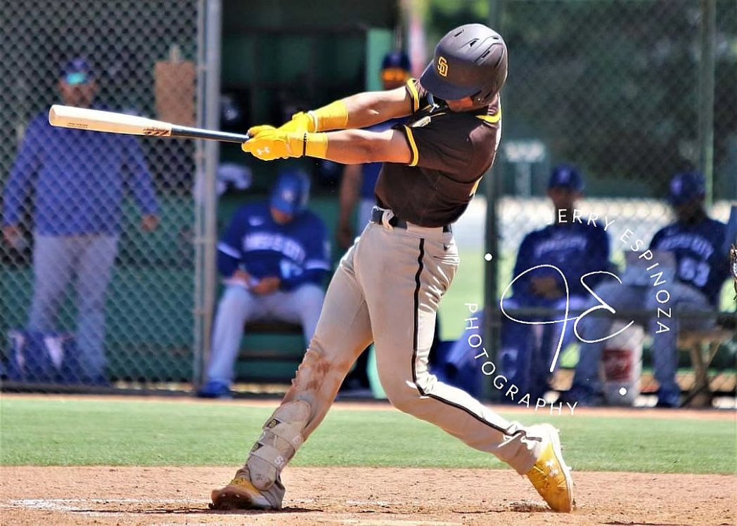 JEspinoza1634's tweet photo. San Diego Padres Ethan Salas 4/25/23 extended spring training vs the Kansas City Royals. https://t.co/dH4FOJ42LS