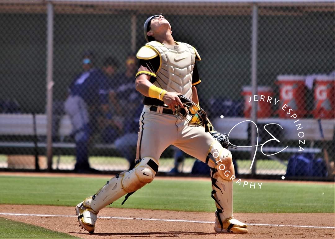 JEspinoza1634's tweet photo. San Diego Padres Ethan Salas 4/25/23 extended spring training vs the Kansas City Royals. https://t.co/dH4FOJ42LS