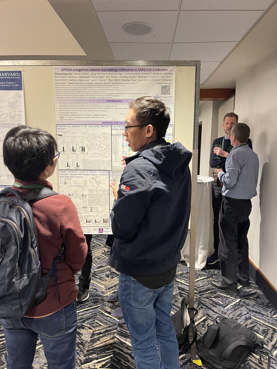 Katharina Ronacher (@ronacherk) on Twitter photo <a href="/Chengxiangfoo/">Cheng xiang foo</a> presenting his #oxysterol #covid work at #kslungviral23 in Snowbird Utah <a href="/MaterResearch/">Mater Research</a> <a href="/UQMedicine/">UQ Medicine</a> <a href="/TRI_info/">Translational Research Institute</a> <a href="/Chengxiangfoo/">Cheng xiang foo</a> presenting his #oxysterol #covid work at #kslungviral23 in Snowbird Utah <a href="/MaterResearch/">Mater Research</a> <a href="/UQMedicine/">UQ Medicine</a> <a href="/TRI_info/">Translational Research Institute</a>