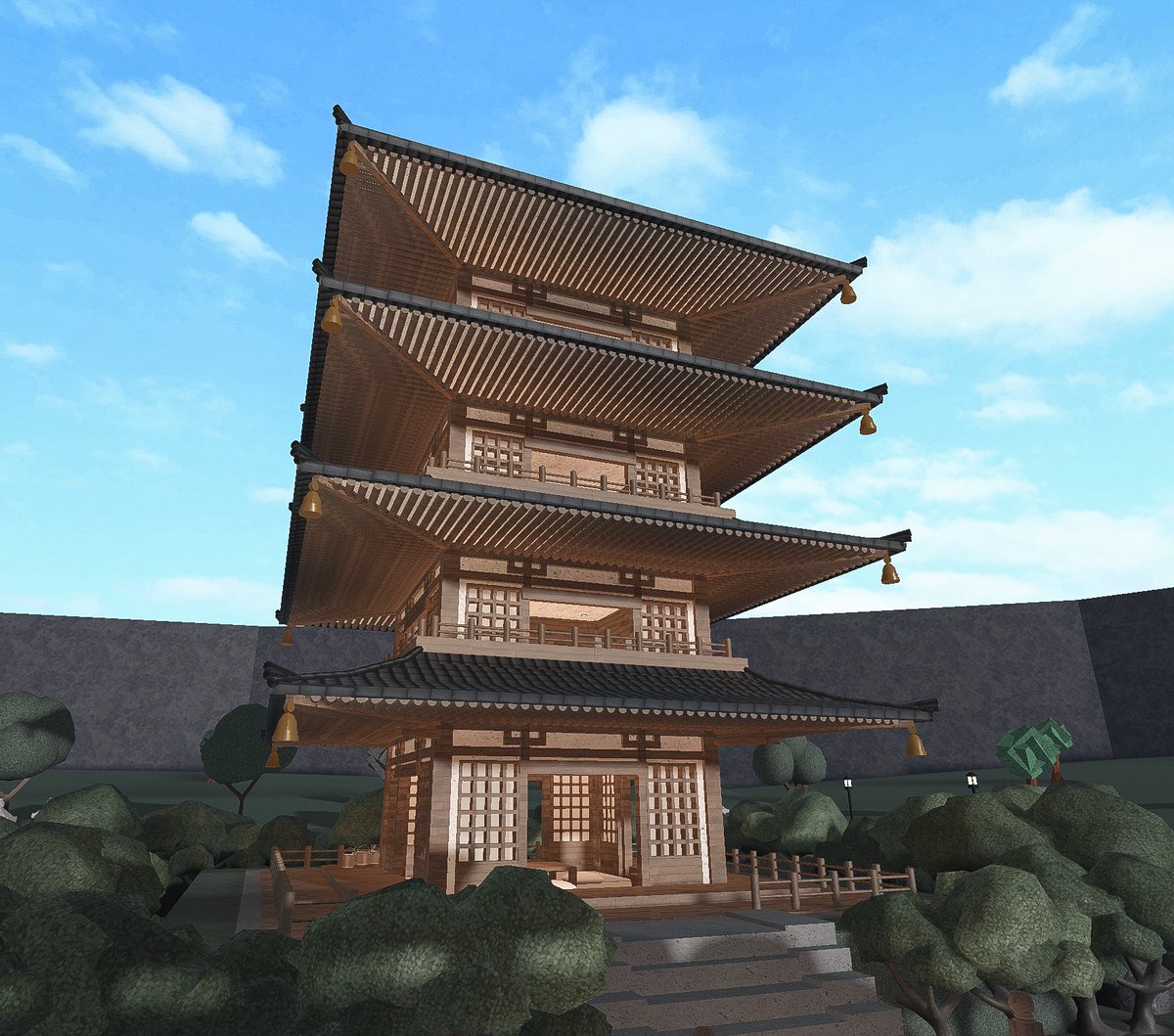 queenmoonsnow's tweet photo. Used the new Bloxburg color wheel to make my Japanese pagoda look a bit more muted and realistic ♥️ #bloxburg #bloxburgbuilds @RBX_Coeptus @FroggyHopz_RBLX @CSDrorkenn @Uttaraflann_CSG @talrandir https://t.co/X4zEFe6XVA