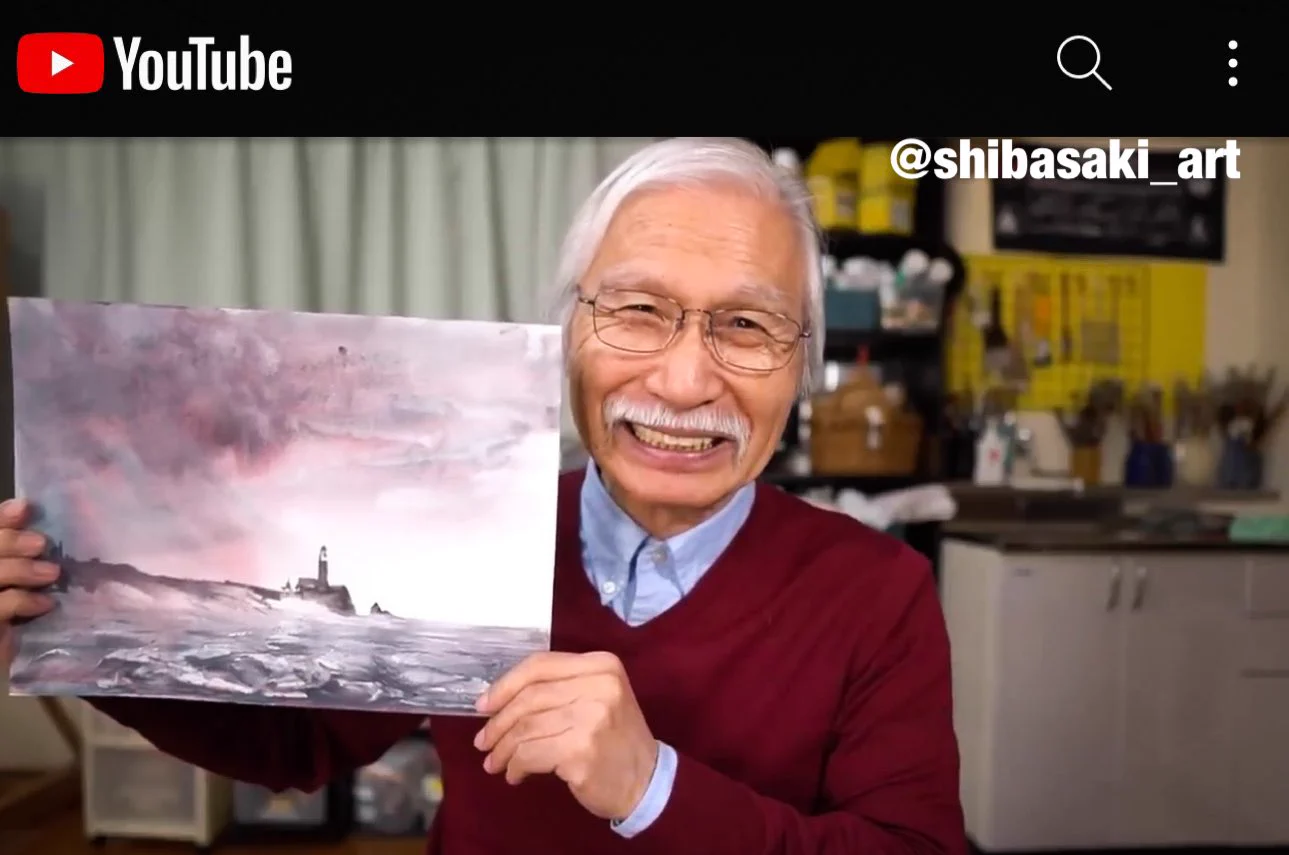 柴崎春通さん「たった１色の絵の具でどこまで描けるのか？」→異次元の絵が完成！