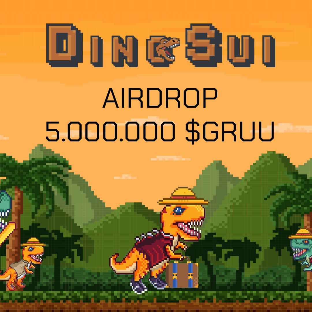 🔥AIRDROP 5,000,000 $GRUU FROM DINOSUI🔥

📛Only OAT holders can receive Airdrop

✅Claim Free OAT: galxe.com/Tocen/campaign…

🎊Congratulations on the successful collaboration with @Tocen__ and we look forward to Sui mainnet ahead.

FCFS❕
#NFT #Suinami