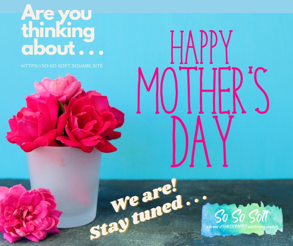 SoSoSoft19's tweet photo. Hey, Softie Nation!
We’re working behind the scenes. Mother’s Day Boxes loading. Stay tuned . . .
#mothersday 
#moisturize 
#exfoliate 
#sososoft https://t.co/dqaXRefg0v
