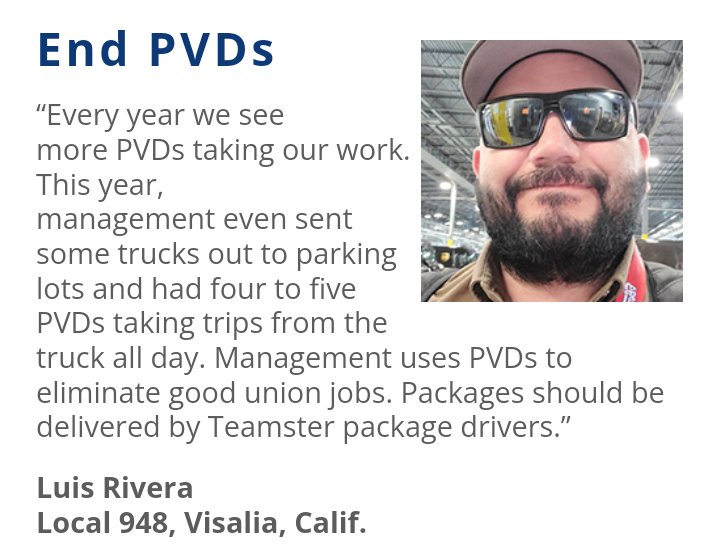 BrJoeBalkis's tweet photo. #2023TeamstersupsContractCampaign #Teamsters #ups #RPCD
#AbolishForced6thPunch #AbolishDriverFacingCameras
We Demand #AirCondition instead #AbolishPVDs #AbolishTwoTier
#DEFUNDfacebook
#DEFUNDtwitter
#DEFUNDyoutube https://t.co/ZgEkXkfcAu