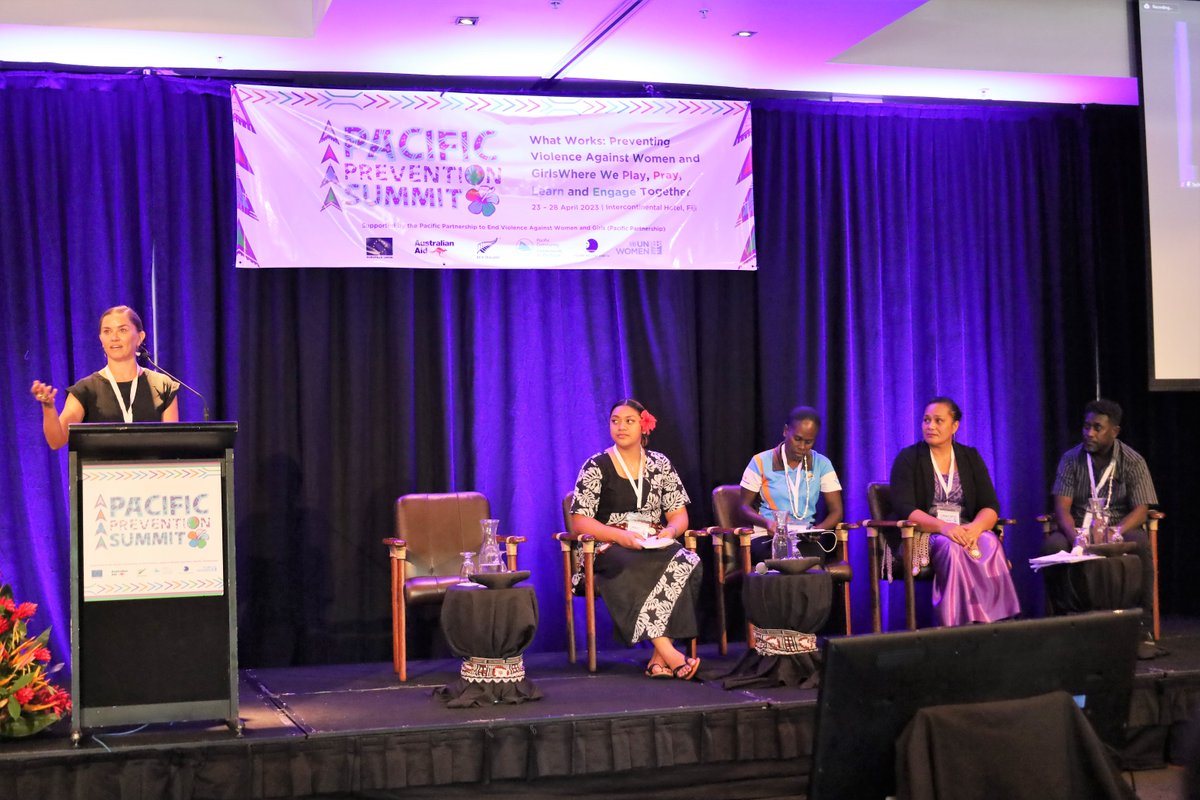 spc_cps's tweet photo. #PacificPeoples | This morning, at the #PacPreventionSummit we focused on ‘where we learn’ and how we can prevent violence against women and girls through education and training. @unwomenpacific @ForumSEC @EUPasifika @dfat @MFATNZ https://t.co/s1F0rVm3Wb