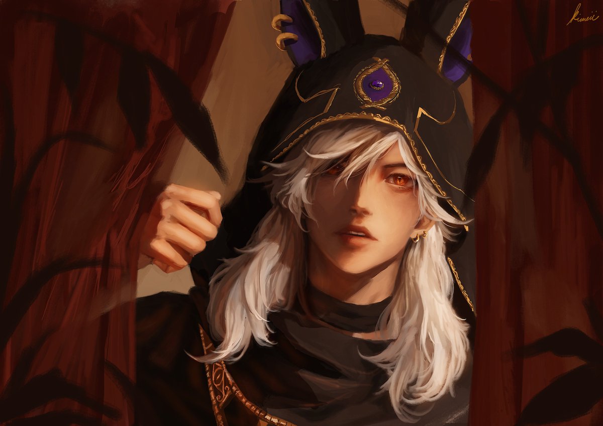 k1m311's tweet photo. Cyno fanart. #Genshinlmpact #Fanarts #anime https://t.co/sYpm7uW5Fx
