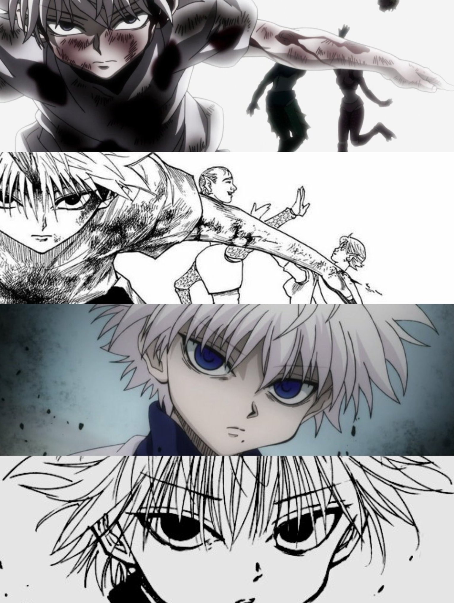 Hunter x Hunter on X: Anime vs Manga  Hunter x Hunter   / X