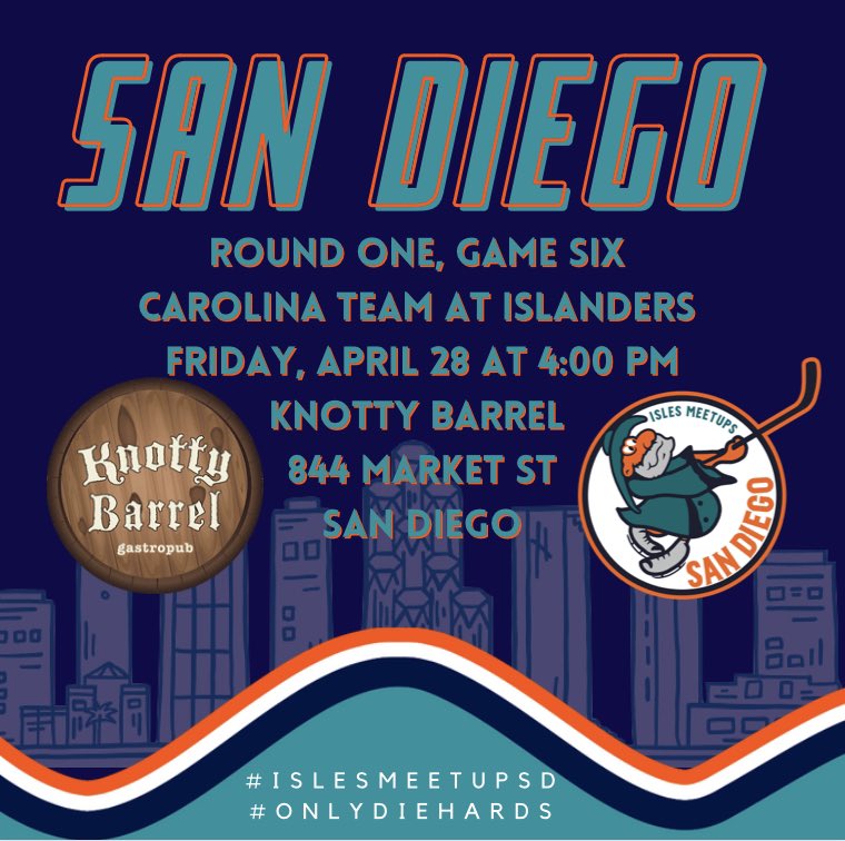 NY Islanders San Diego Meetup tweet media