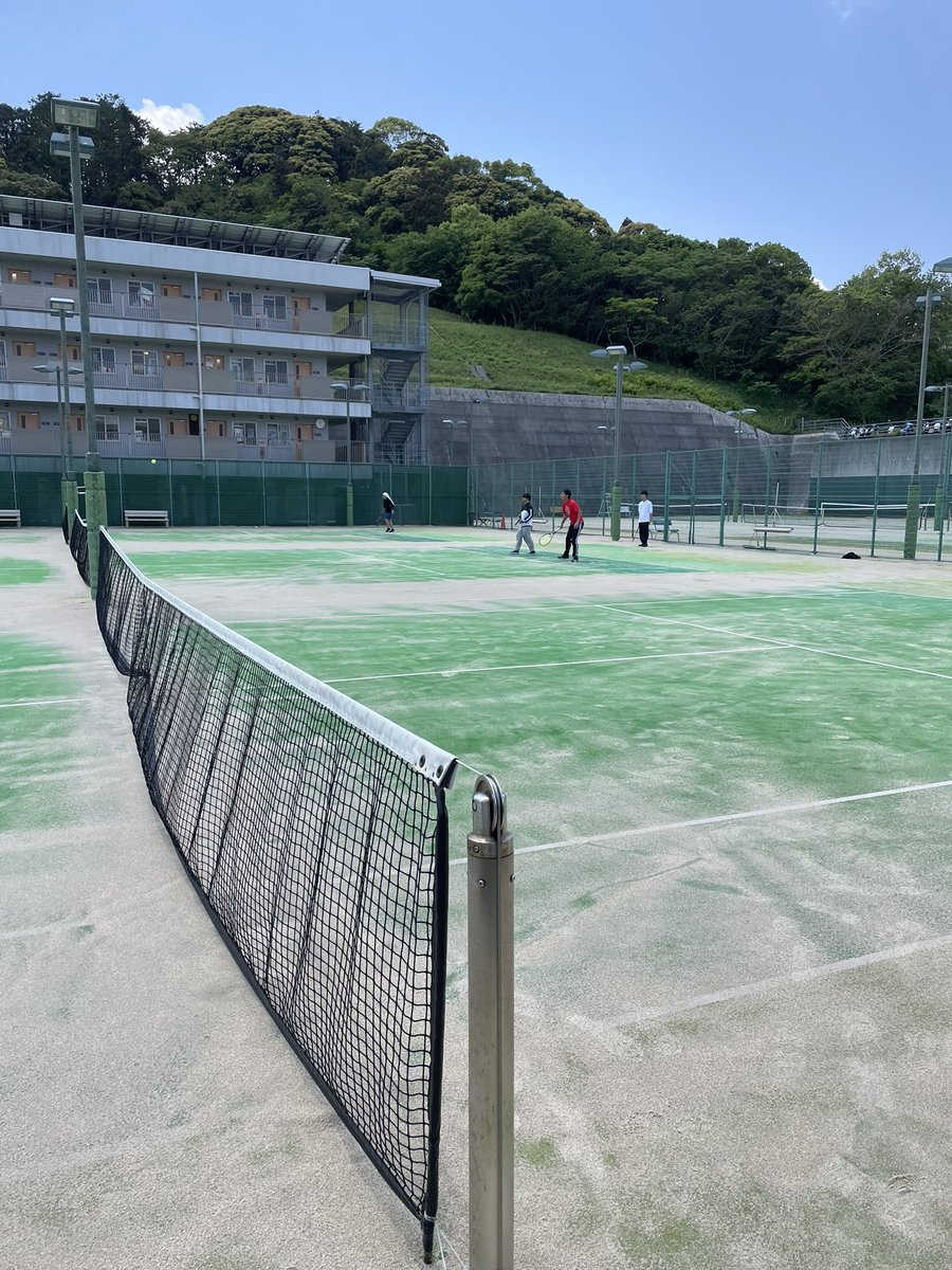 今日もテニスしてます！
#春から九大