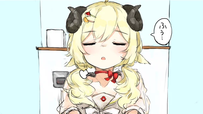 ギリギリだったわため#つのまきあーと 