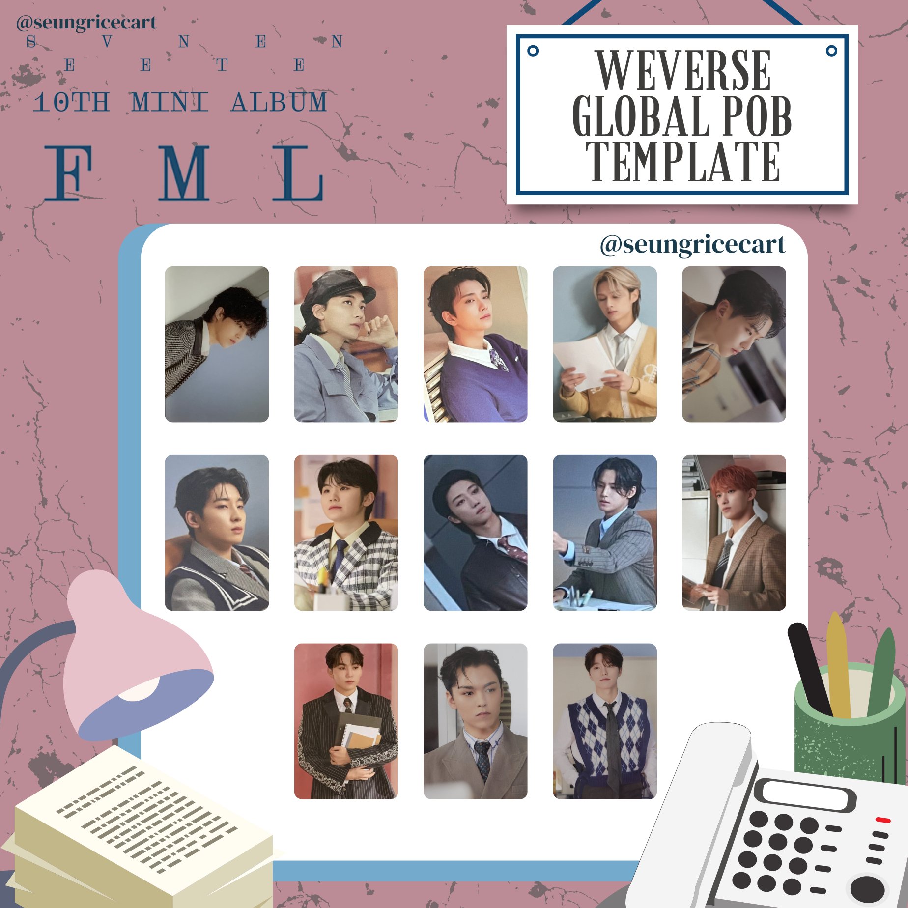 SEVENTEEN FML 会場限定 トレカ コンプ 大阪 weverse