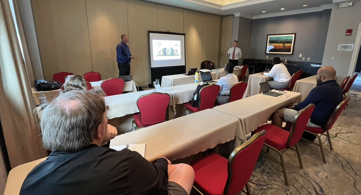 Hello_Newman00's tweet photo. #VACONF23 finally started today with our first @NIAAA9100 #LTCs offerings.  These #AthleticAdministrators took the #LevelUpVA challenge and choose to better themselves and communities!  #BTTY #Seek #Grow #Be https://t.co/eu1SgEdftE