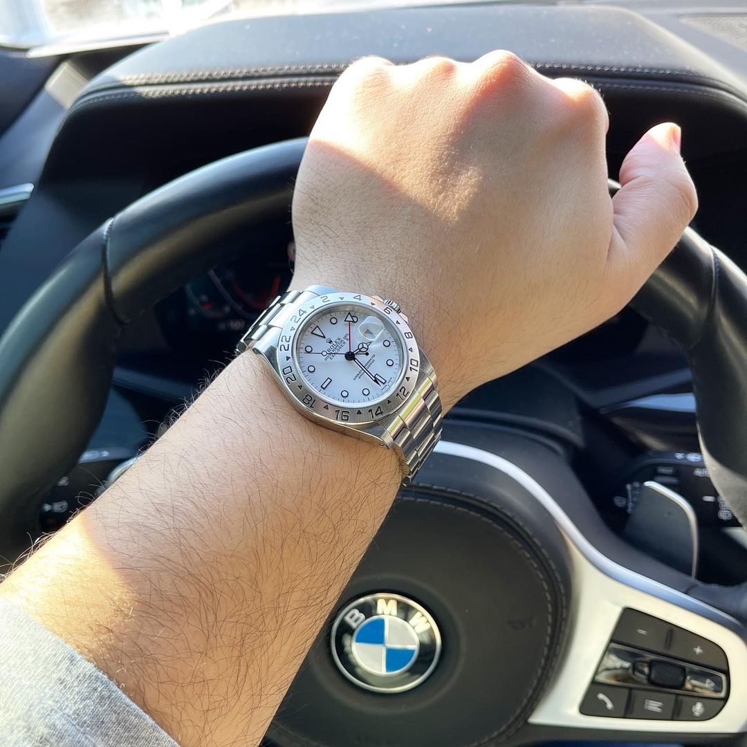 WatchSpringInc's tweet image. Absolutely love wearing Explorer 2 #rolexexplorer #explorer2