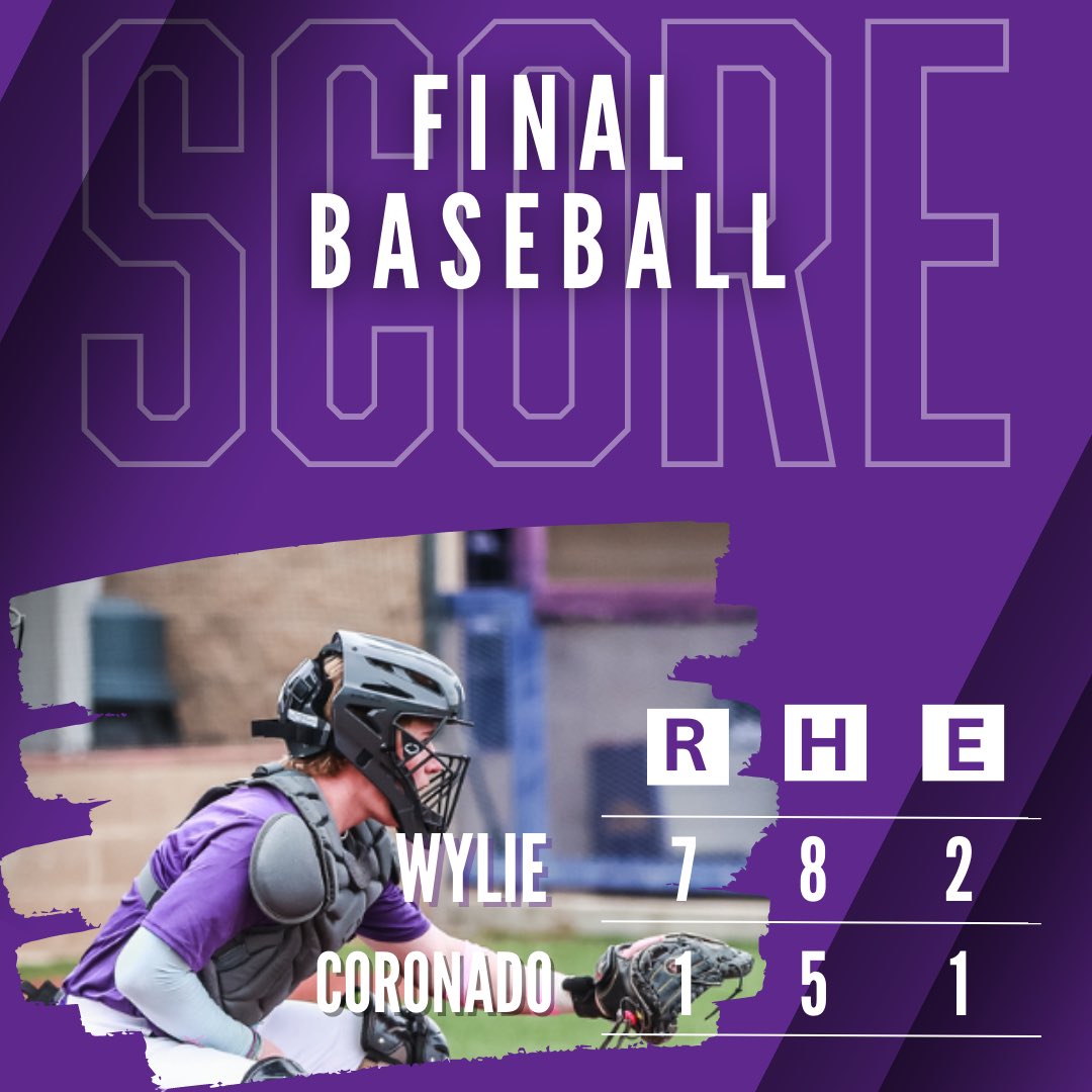 Wylie Clinches a playoff spot with the win and will play for a share of the district championship on Friday.