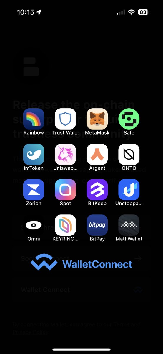 We have integrated login with WalletConnect, allowing users to effortlessly use wallets like MetaMask, Rainbow, Trust, and others to log in to Buidler. 🎉

Provide you with a convenient way to connect and ensure security when using Buidler.

⬇️Download: buidler.app/download/ios