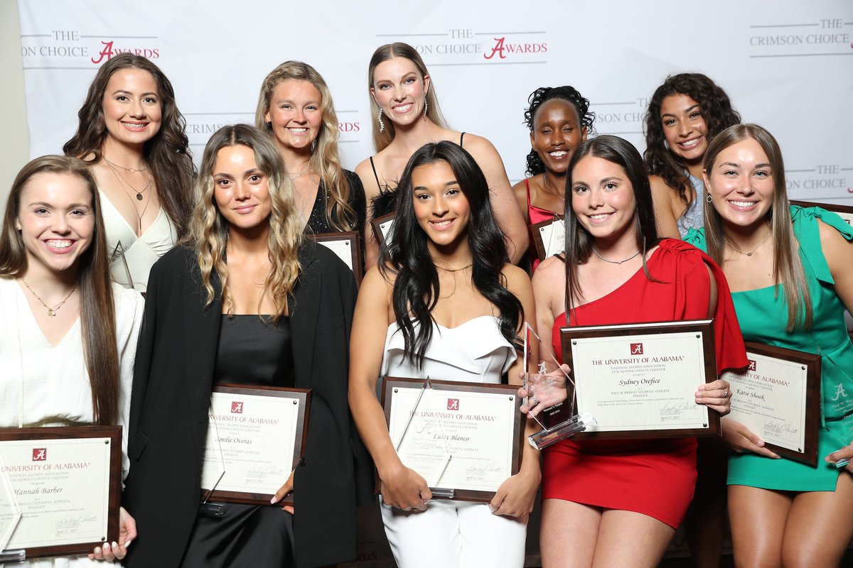 Congratulations to Luisa for being named a Paul W. Bryant Award Finalist at the Crimson Choice Awards! We loved celebrating all of the accomplishments of this past year at the #CCawards2023 ✨

#RollTide