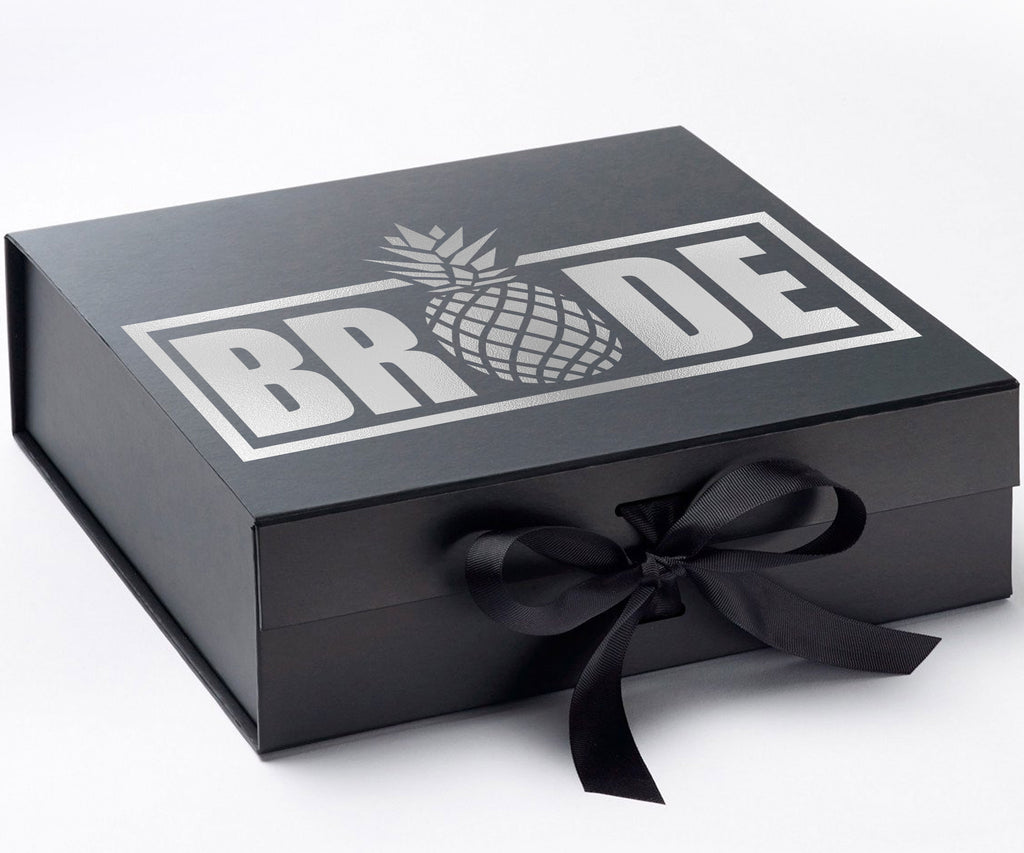 Pineapple Bride Style 20#-- Bride Box 15.99 proposalboxes.net/collections/we… #proposalbox #weddingboxes #giftbox #willyoubemy #bridesmaidbox #groomsmangift
