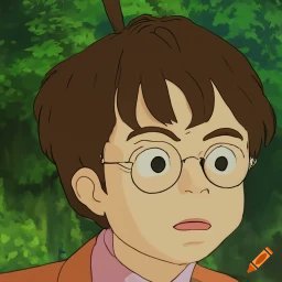 AnistonHes's tweet photo. Harry potter characters in Ghibli studio style https://t.co/HDPAoOFm2Q
