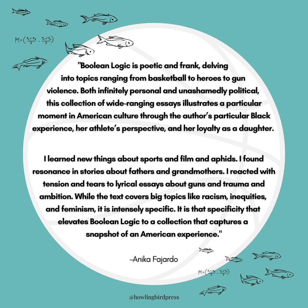 HowlingBirdPrs's tweet photo. We’re counting down the days ’til print for Boolean Logic, and we are so excited!! We can’t wait for everyone to get to read it! 🥳

Here’s a blurb from Anika Fajardo on our 2023 Nonfiction Prize Winner, Morgan Christie’s Boolean Logic! https://t.co/yMyOLkcJv1