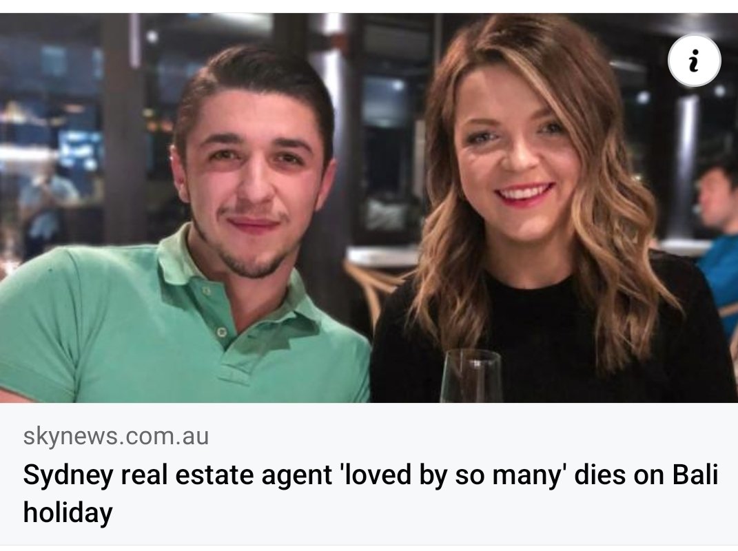 Died Suddenly Worldwide on Twitter "Sydney real estate agent 'loved by