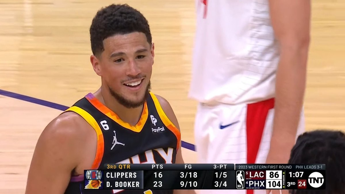 SunsAreBetter's tweet photo. Devin Booker isn’t just better than your favorite player, he’s better than your favorite team. https://t.co/YQvzz32bqB