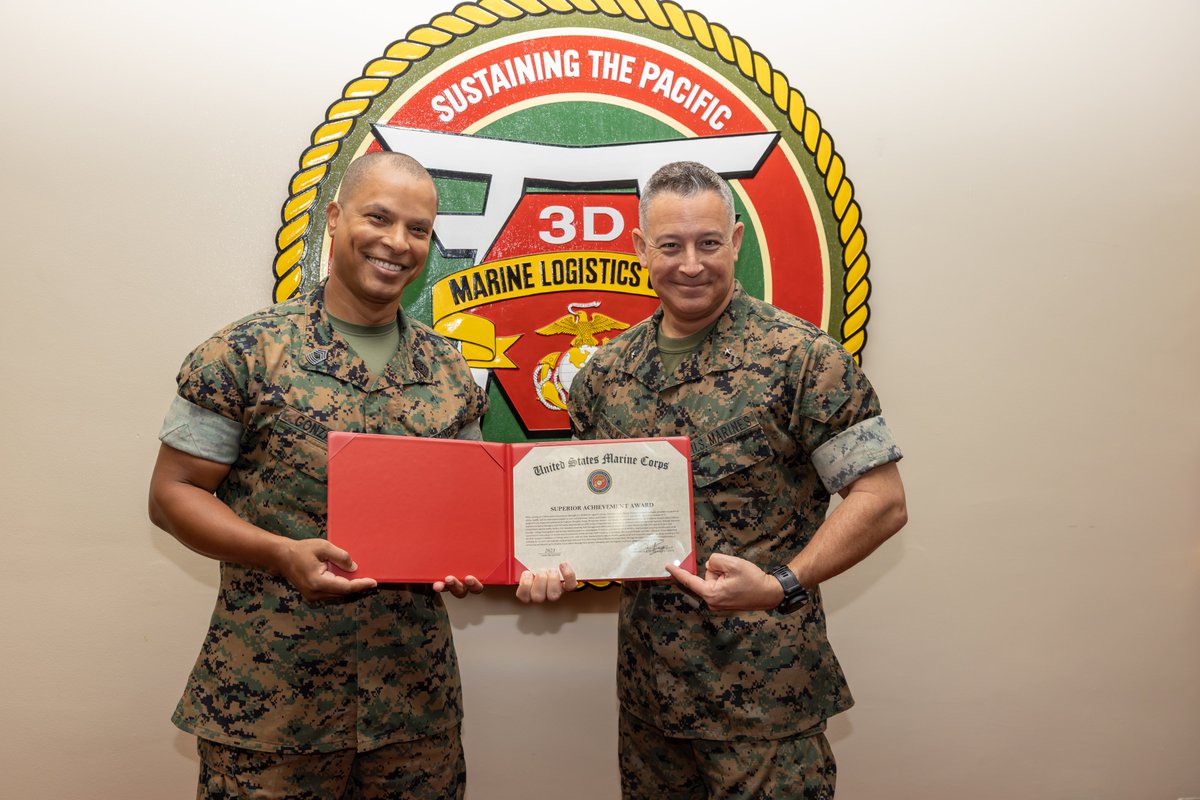 Congratulations to MGySgt Elvis Gonzalez and the 3rd MLG Safety Management team for being awarded the 2022 Marine Corps Safety Excellence Award and Marine Corps Safety Award!

Click to read more: dvidshub.net/news/443360/3r…