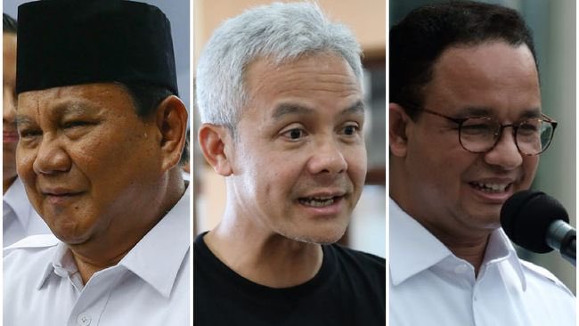 NataliusPigai2's tweet photo. Tiga Calon Presiden RI 2024 &amp; Terbaik. Saya yakin Pak Anies calon tanpa hambatan hukum.  Pak Prabowo kuat di dirinya &amp; massa, Ganjar kuat di partai lemah di dukungan minoritas &amp; internasional, Anies kuat di massa tp partai sdg diganggu. PRABOWO AKAN JADI PRESIDEN RI 2024-2029! https://t.co/l14BvvnqWS