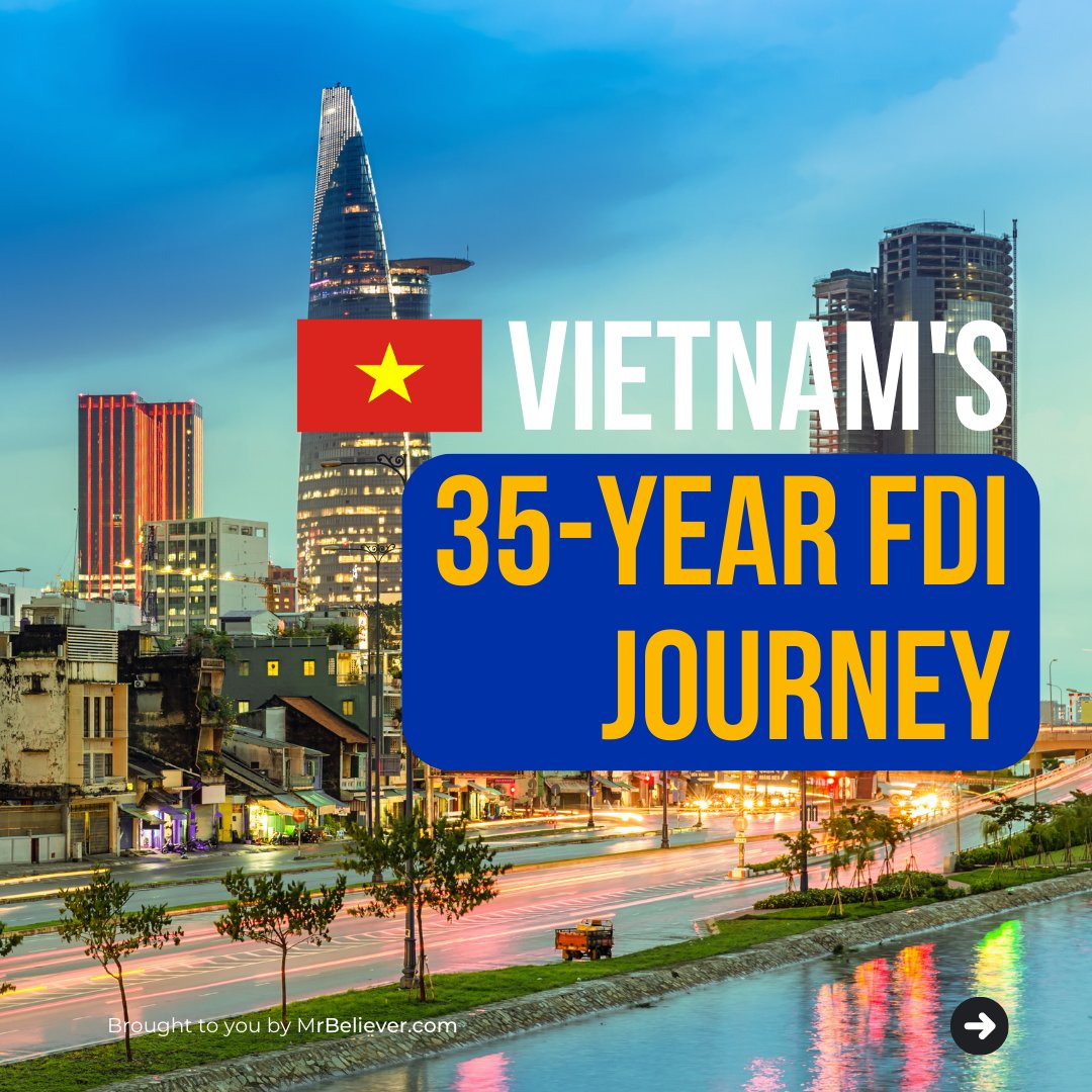 FROM 1988 TO 2022: VIETNAM'S ANNUAL FDI INFLOWS REVEALED! Here is the full list!

mrbeliever.com/blog/market-in…

#vietnambusiness #investinvietnam #doingbusinessinvietnam #doingbusiness #data #research #35years #explorevietnam #Vietnam #vietnamese #Trending