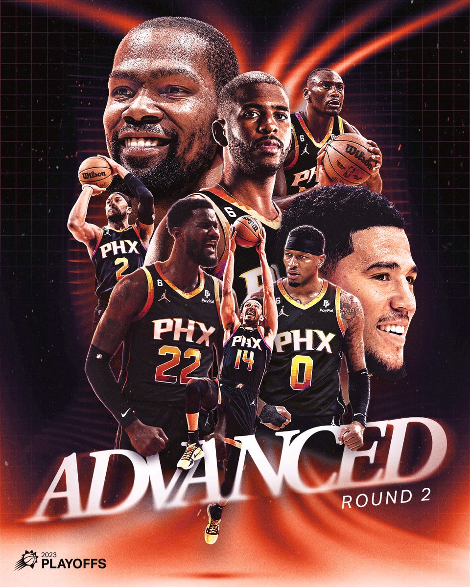 Suns's tweet image. ROUND WON.

#RallyTheValley