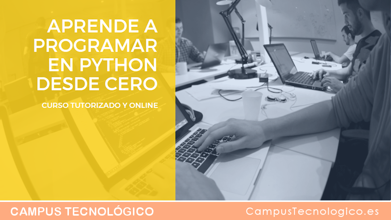 RaspberryPLinux's tweet image. Python es una excelente opción para todo aquel que quiera iniciarse en la programación. Curso en línea en el Campus Tecnológico cursopython.es