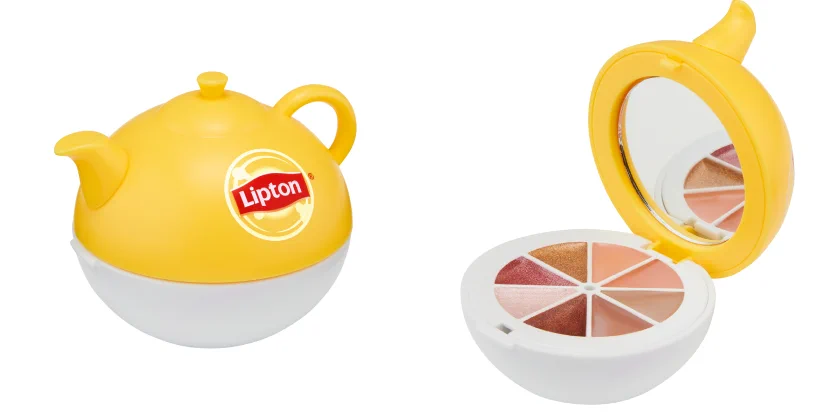 ブロッコリーコスメくじ×Lipton。紅茶リプトンパッケージのリップクリームやアイシャドウも