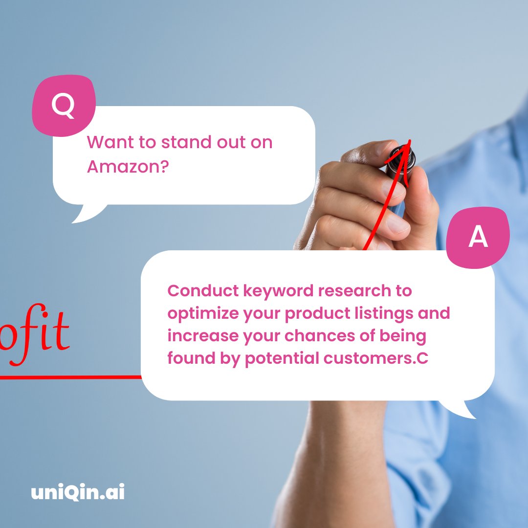 Dominate Amazon with Uniqin.ai - Our AI Product and Services Optimize Listings for Top Results! (link in bio)

#uniqinai #addtocartwithuniqinai #amazonads #amazonseo #amazonproductlisting #keywordresearch