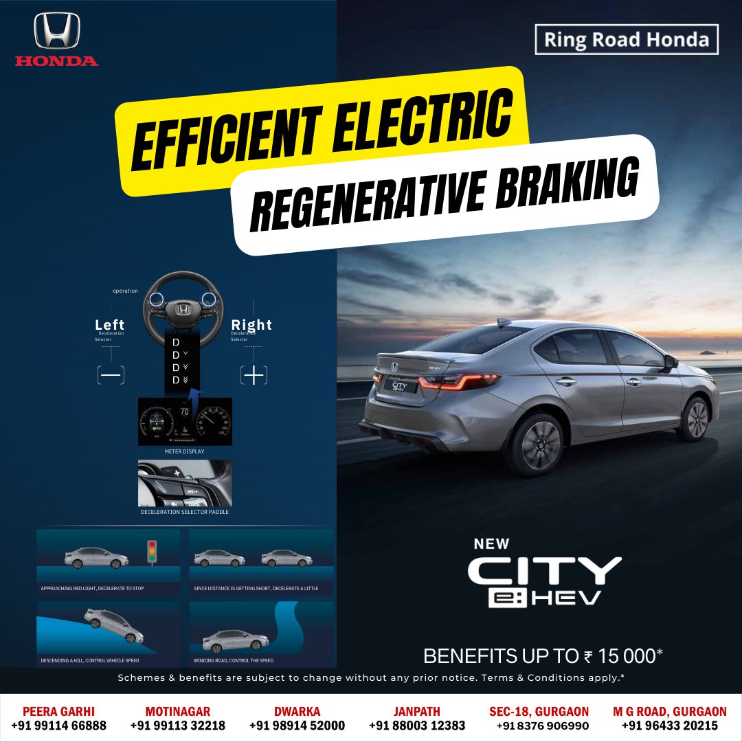 ring_honda's tweet photo. Unleash the power of Honda City e: HEV’s hybrid technology.
.
.
.
#RingRoadHonda #DelhiNCR #HondaCarsIndia #Honda #Hondacityehev https://t.co/r5yZE70rAf