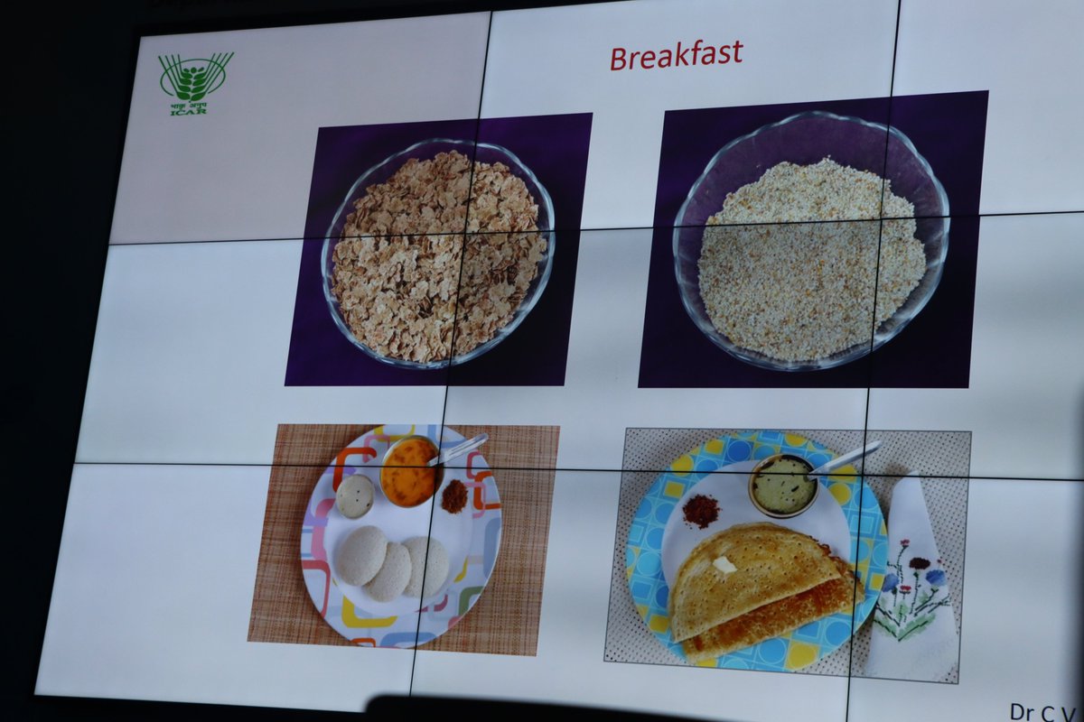 NIPERHyd's tweet photo. Highlights of the talk by Dr. Venkateswarulu Ronda, Scientist, @IimrFor, on the Benefits of #millets
#millets2023 #milletsnaturalfarming4health
@Pharmadept https://t.co/qgzHkJZcPI