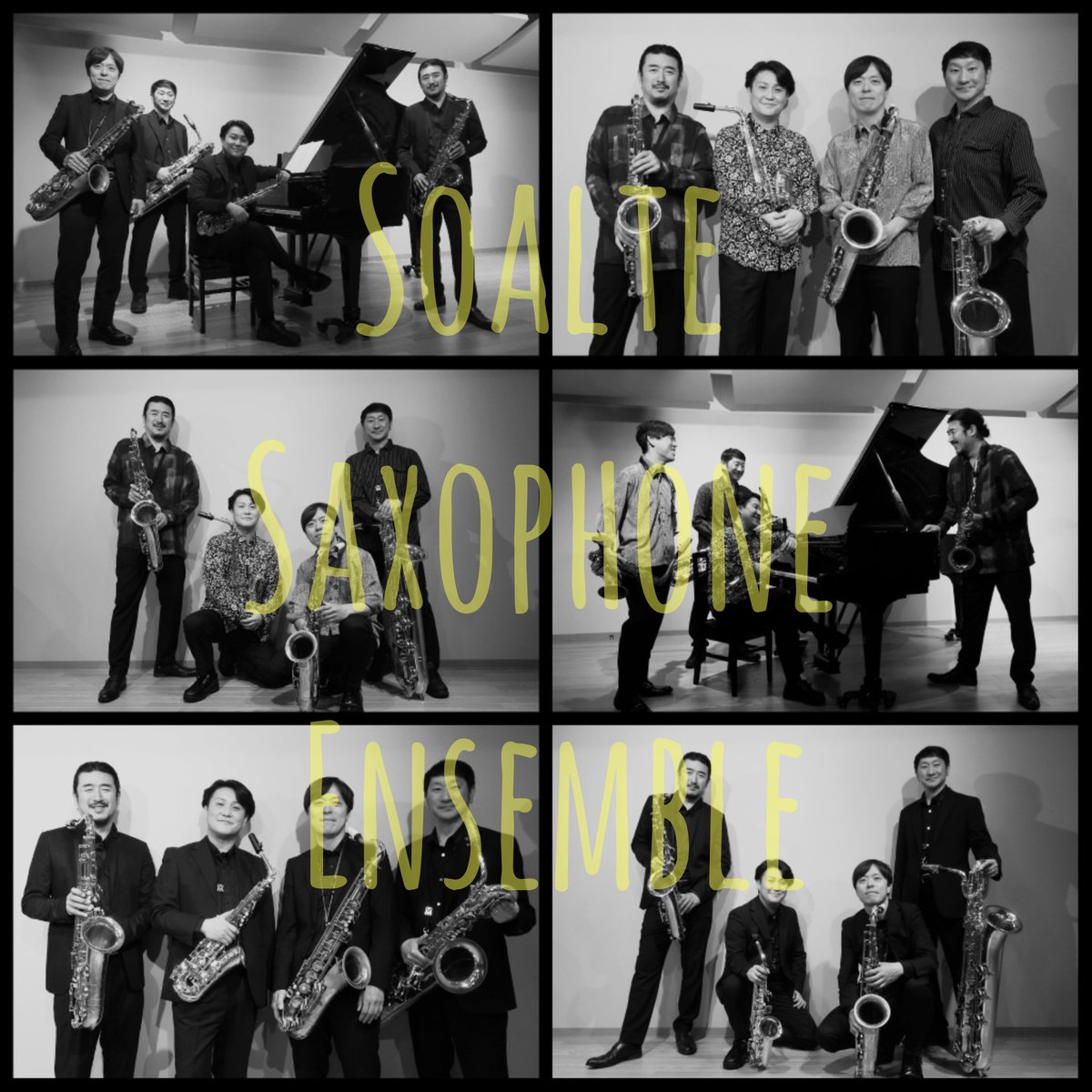 SoalteSaxophone's tweet photo. ソアルテで今年度の写真撮影してきました！
Soalte Saxophone Ensemble

#ソアルテ #soalte 
#サックスアンサンブル https://t.co/JSUvef8oDl