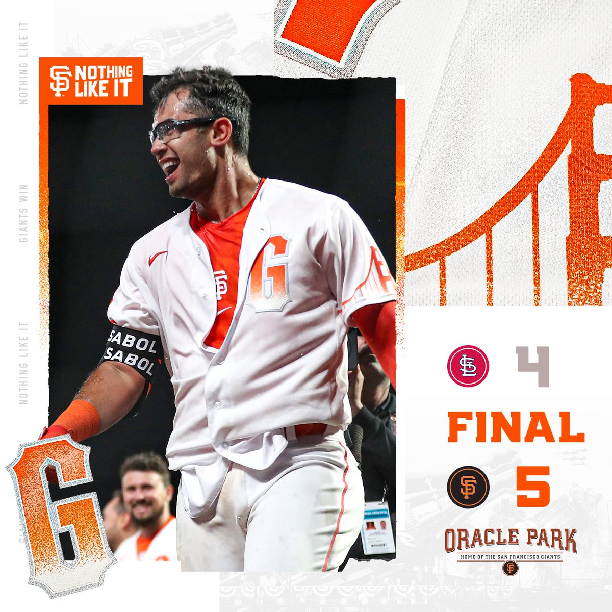 SFGiants's tweet photo. 🎶This is...the part when...we Blaaake free🎶 https://t.co/Wc2Lbr1yy9