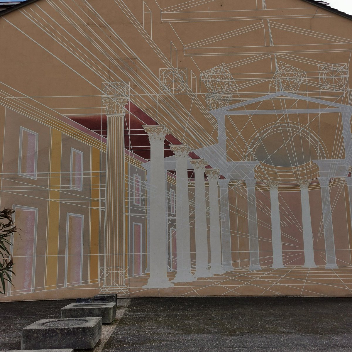 Connectthewrite's tweet image. Against the backdrop of #Persimmon wall
His wired thoughts created parallels.
Mysterious etchings of angles, curves, blocks and string lines.
Mathematically so beautiful
I was entranced.
A Roman mind #kicked Grecian structure into our #oblivion.
#vss365
#rise365
#vssdaily