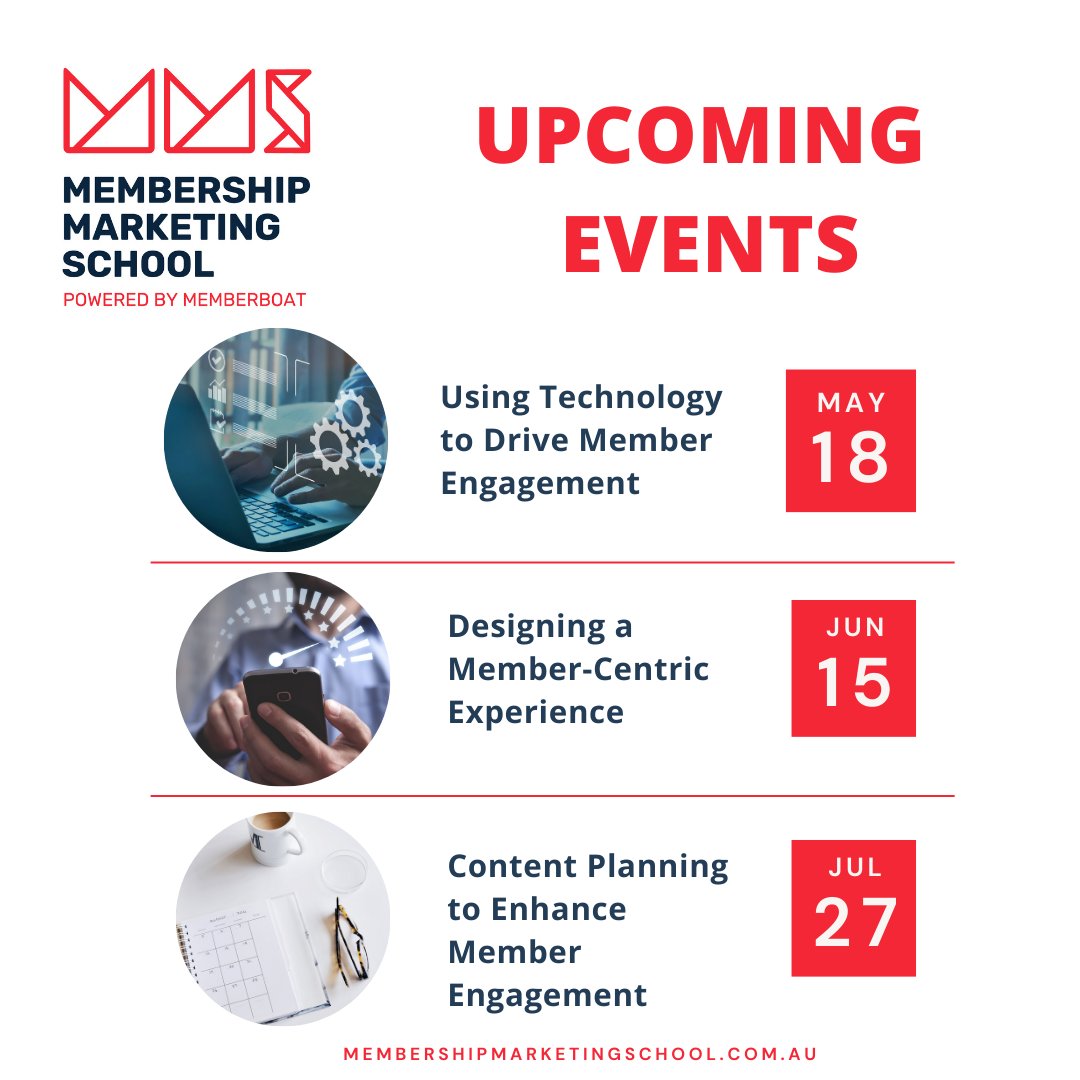 We're excited to announce two new #membershipmarketingschool workshops! Register early as we are offering an early bird discount, which you can combine with a group or multiple booking discounts. Register at zurl.co/Qajn #membershipmarketing  #assnchat