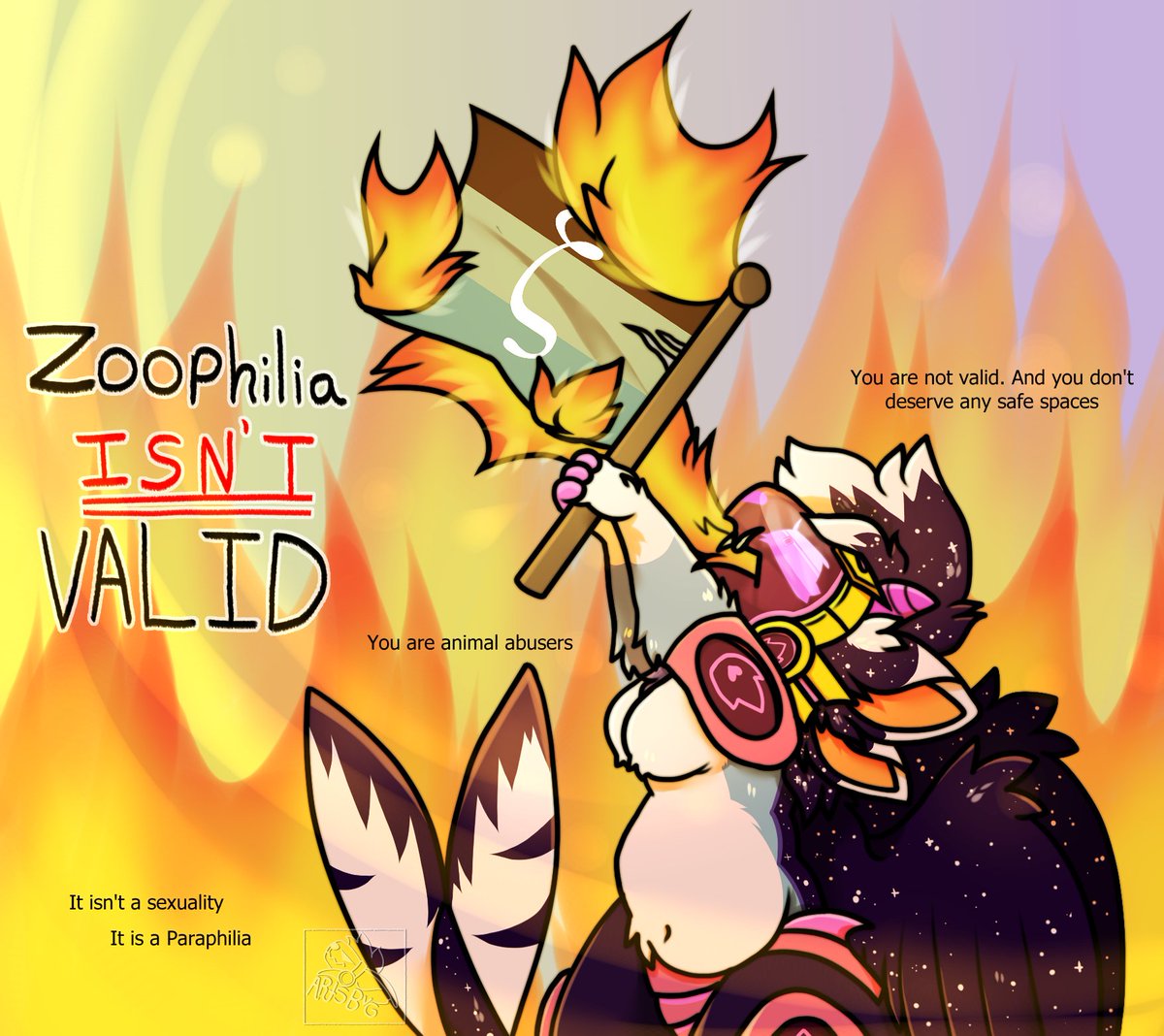 ArtsBVG on X: CWTW: Zoophilia ment.  Heavy subjects Wanted to draw more  fire, and I have been watching documentaries on some zoophiles that exist  \(some who don't anymore\) So.. decided to