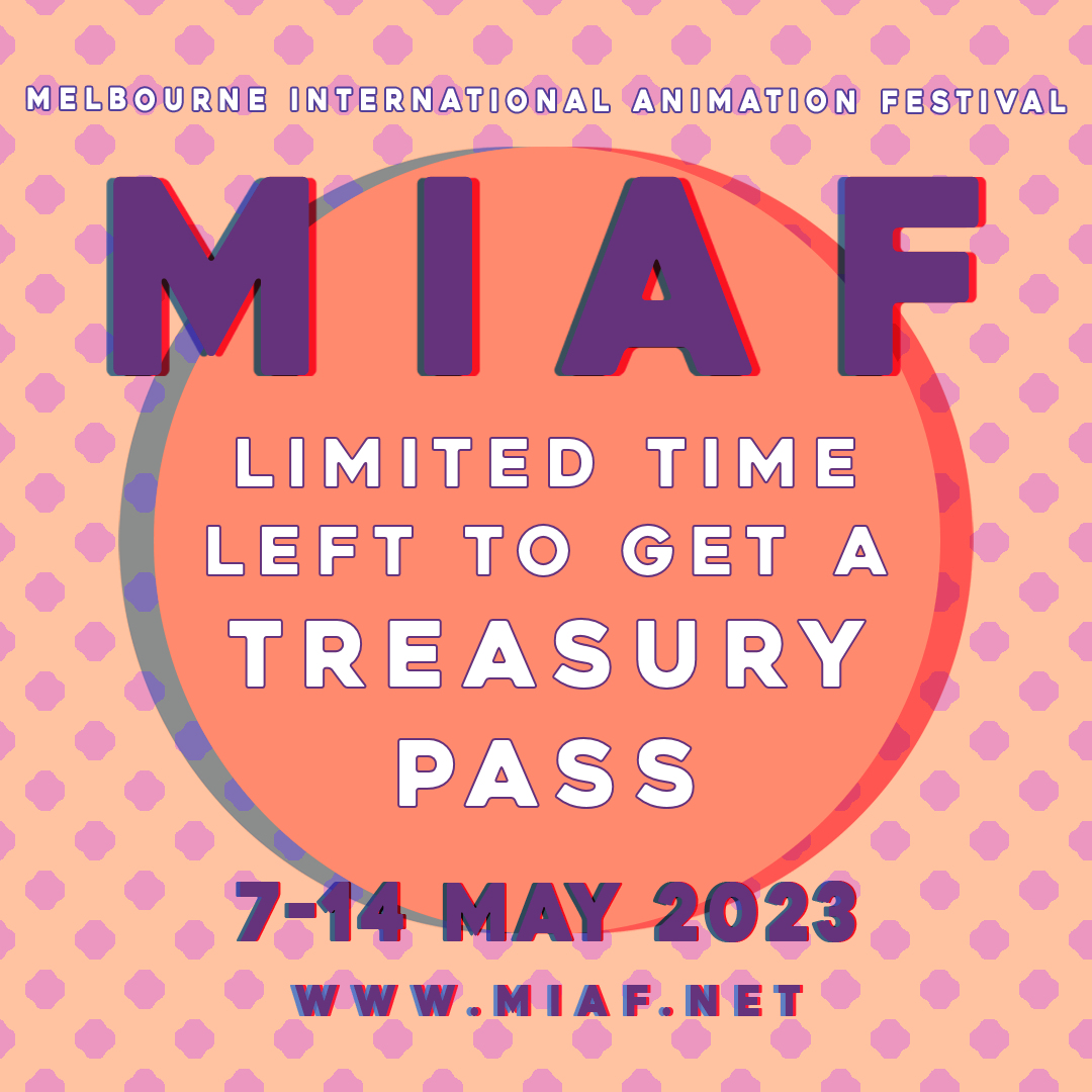 animationfest's tweet photo. Last days to join the animation extravaganza! π¬π¨
Limited Treasury Pass is available only until the 30 Apr, this Sunday.
Includes Opening and Closing Night.
Don't miss out. Get your tickets now!
https://t.co/9dUssEW4p6
#MIAF2023 #AusAnimation #MIAFAustralia #AnimatedArt https://t.co/UJ9NQJz6uK