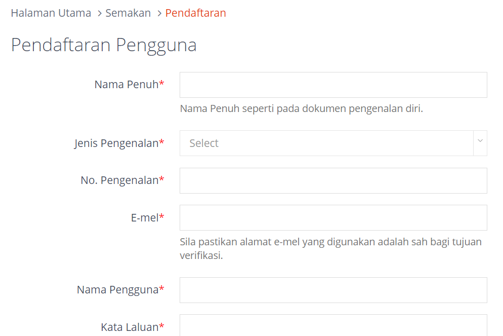 AS on Twitter "Cara check 1) Click link ni > https//egumis.anm.gov