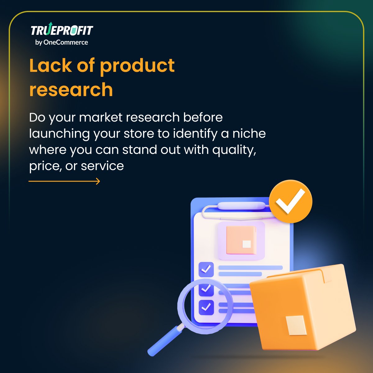 trueprofit_io's tweet image. 🔥 Avoid these 4 common Amazon seller mistakes to increase your ROI💰💰
👉More than 83% of Amazon business failed to make profit Be careful of these common mistakes if you don't want to harm your business.
#OnlineBusiness #AmazonFBA #SellingOnAmazon #TrueProfit #profitmargins
