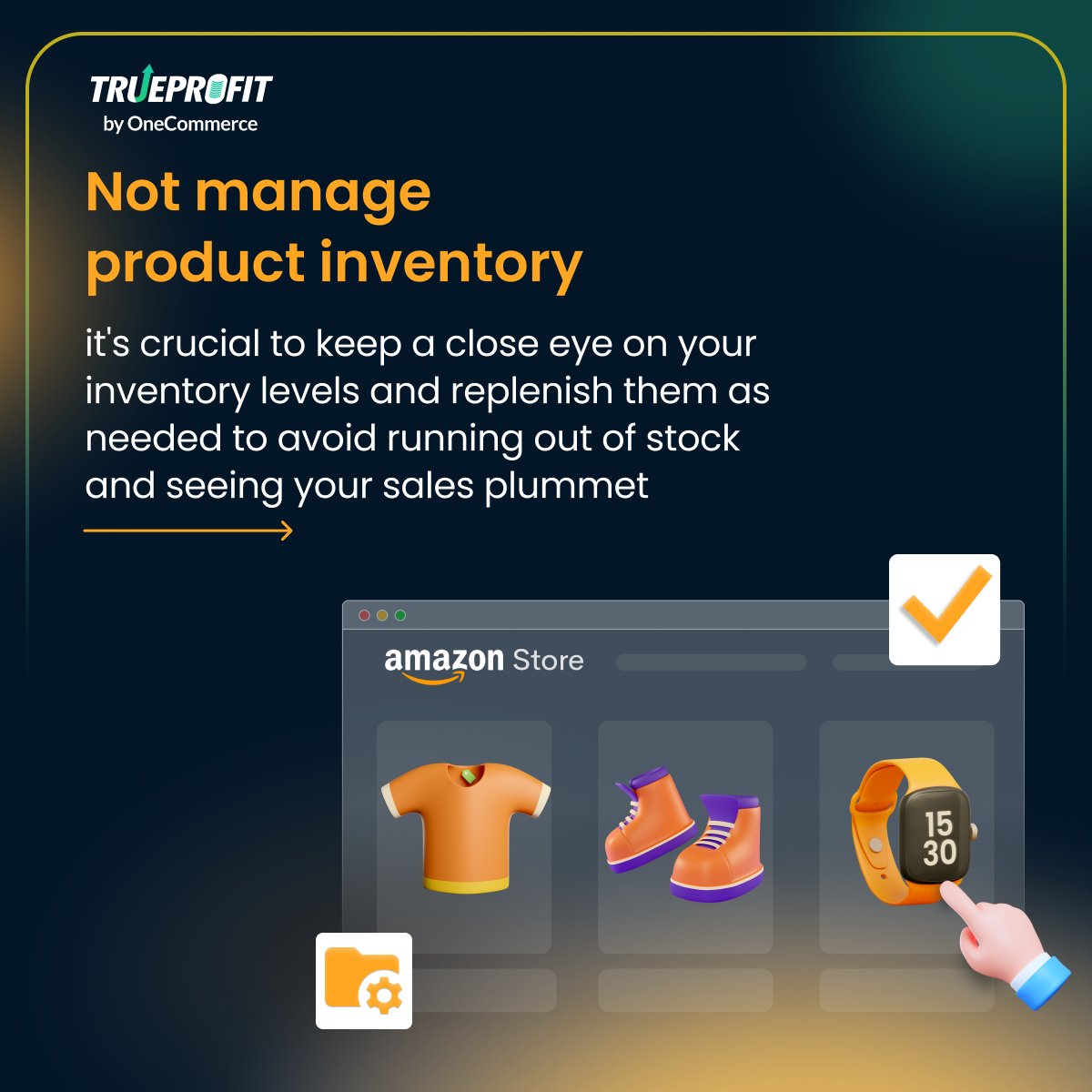 trueprofit_io's tweet image. 🔥 Avoid these 4 common Amazon seller mistakes to increase your ROI💰💰
👉More than 83% of Amazon business failed to make profit Be careful of these common mistakes if you don't want to harm your business.
#OnlineBusiness #AmazonFBA #SellingOnAmazon #TrueProfit #profitmargins