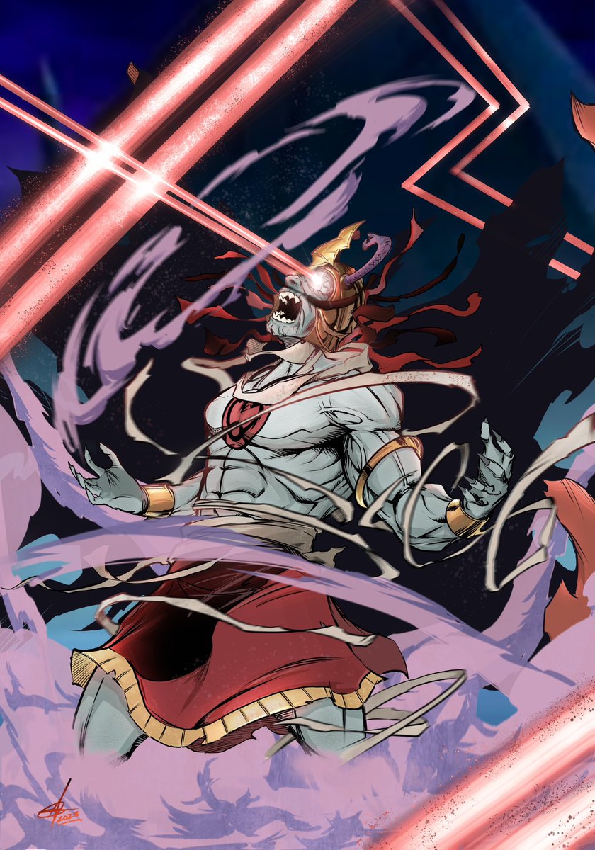Ctrigger101's tweet image. Mumm-Ra now possesses the omega beams( from dc villian Darkseid) this is a powerful blasts of cosmic energy that he can fire from his eyes. #DigitalArtist #digitalart #dccomics #procreateart #procreate #BlackArtist #DigitalArts #ComicArt #digitalcomics #Thundercats
