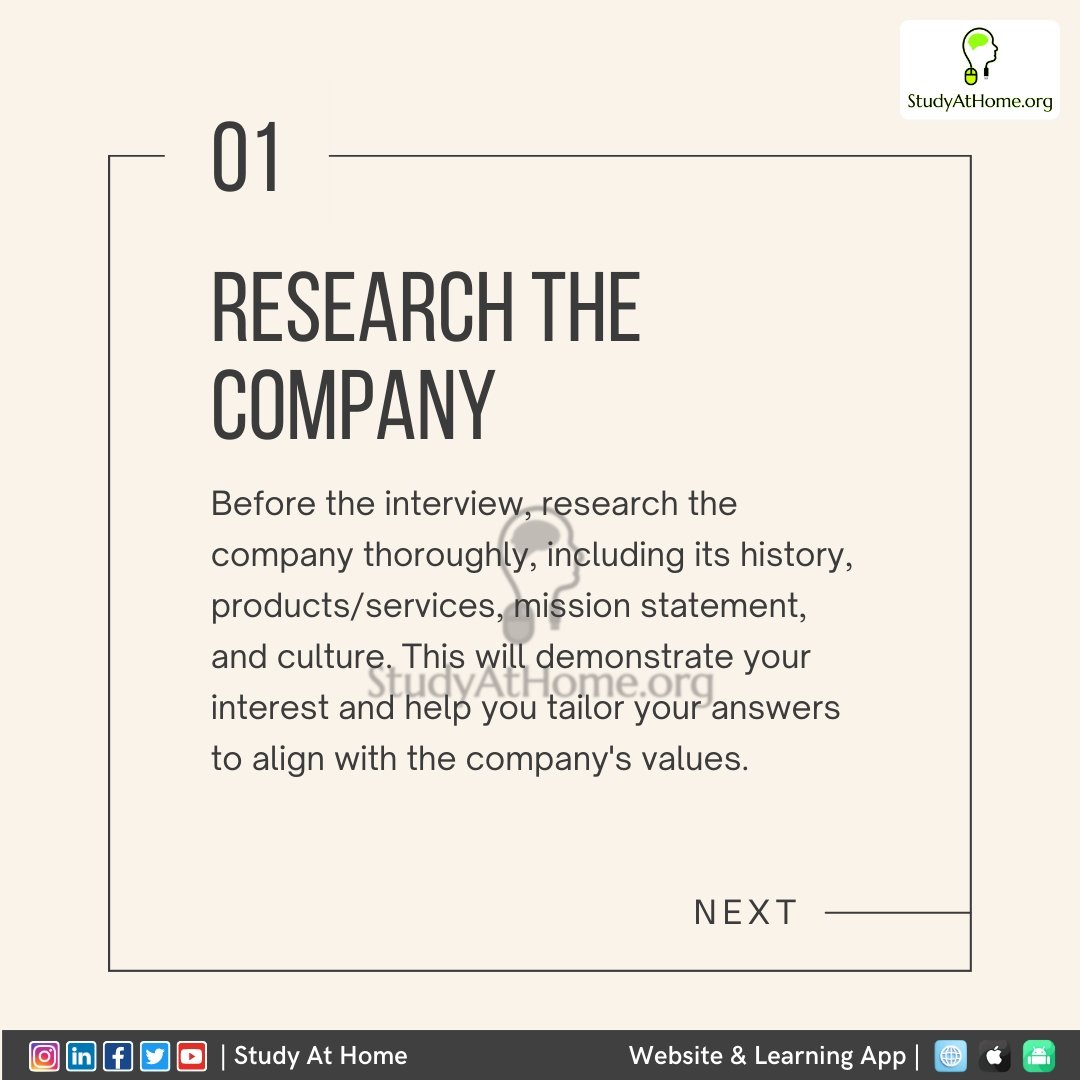 StudyAtHome_org's tweet image. Land your dream job 💼💯

Enroll now in &apos;Job Interview and Resume Writing Skills&apos; 🚀✨

For more details,
Call: 7776012345

#JobInterview #interviewtips #firstinterview #dreamjobs #essentialskills #essentialtips #jobpreparation #jobtips #StudyAtHome