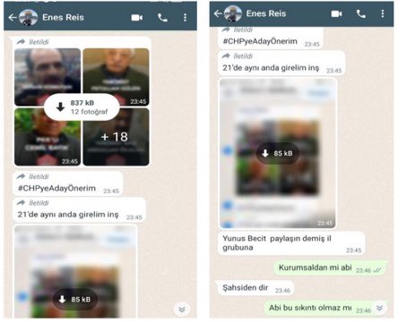 barispehlivan's tweet photo. TÜGVA’nın yerel seçimler öncesi CHP’yi terör örgütleriyle ilişkilendiren bir troll çalışmasında aktif görev aldığı ortaya çıktı. 
Özel olarak hazırlanan görseller, TÜGVA çalışanlarının sosyal medyadaki sahte hesapları üzerinden yayılıyordu. TÜGVA’nın sadece İstanbul’daki teşkilatının 4 bin sahte hesabı kontrol ettiği iddiasını düşünürsek, nasıl büyük bir etki alanı yaratıldığı anlaşılabilir. 
İşte dönemin TÜGVA Başkanı Enis Eminoğlu’nun, kurumun yöneticisi Ramazan Aydoğdu’ya gönderdiği o özel troll görsellerinin öyküsü… 
İlk kez okuyacağınız TÜGVA ifşalarını Cumhuriyet’te, Arka Bahçe’de yazdım 👇🏼 
https://t.co/YGonELKsqG