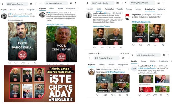 barispehlivan's tweet photo. TÜGVA’nın yerel seçimler öncesi CHP’yi terör örgütleriyle ilişkilendiren bir troll çalışmasında aktif görev aldığı ortaya çıktı. 
Özel olarak hazırlanan görseller, TÜGVA çalışanlarının sosyal medyadaki sahte hesapları üzerinden yayılıyordu. TÜGVA’nın sadece İstanbul’daki teşkilatının 4 bin sahte hesabı kontrol ettiği iddiasını düşünürsek, nasıl büyük bir etki alanı yaratıldığı anlaşılabilir. 
İşte dönemin TÜGVA Başkanı Enis Eminoğlu’nun, kurumun yöneticisi Ramazan Aydoğdu’ya gönderdiği o özel troll görsellerinin öyküsü… 
İlk kez okuyacağınız TÜGVA ifşalarını Cumhuriyet’te, Arka Bahçe’de yazdım 👇🏼 
https://t.co/YGonELKsqG