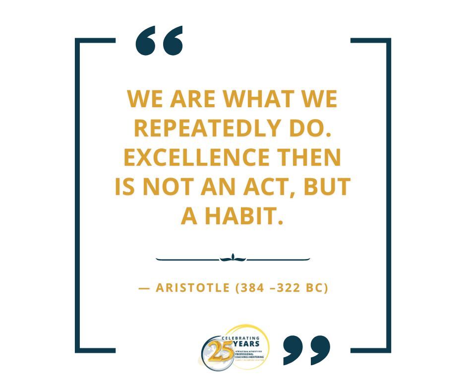 IAPCandM's tweet photo. We are what we repeatedly do. Excellence then is not an act, but a habit.

— Aristotle (384 –322 BC) https://t.co/Lkg2mJI6Oj