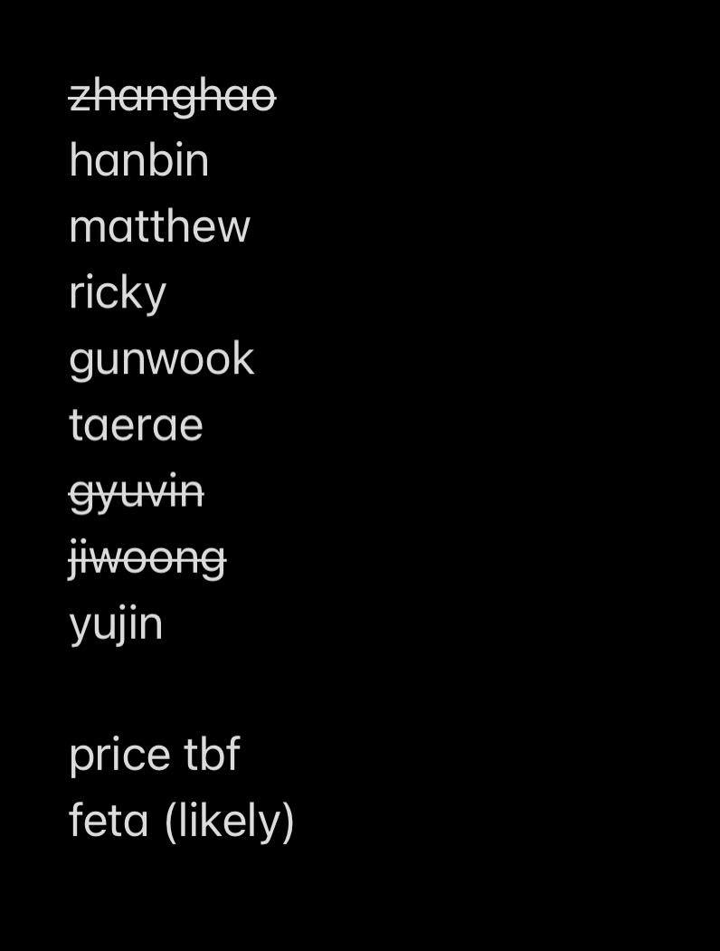 eunkart's tweet photo. helping a friend :-) 
wts lfb zb1 ph only

ZEROBASEONE ZB1 1st gen tingi

- avail: shanbin matthew ricky gunwook taerae yujin 
+ prio getting yujin
+ payo (prio) / 2d reservation after oc is sent
+ most likely feta 

dm @yieqis to buy :) 

🏷️ mem kit tingi membership https://t.co/pvbAOI9v3f