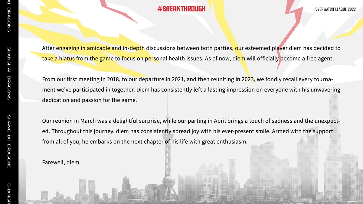 Shanghai Dragons tweet media